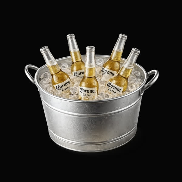 Bucket of 5 Corona Beers